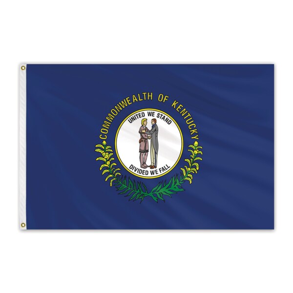 Global Flags Unlimited Kentucky Outdoor Poly Max Flag 5'x8' 200985
